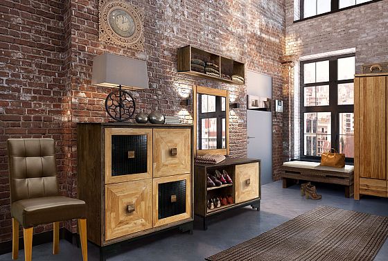 Полка настенная "Cube Design" 2 массив дуба 5