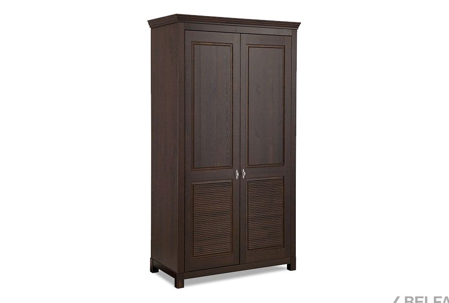 Шкаф для одежды 2-х дв. "Рауна" 20 массив сосны 1