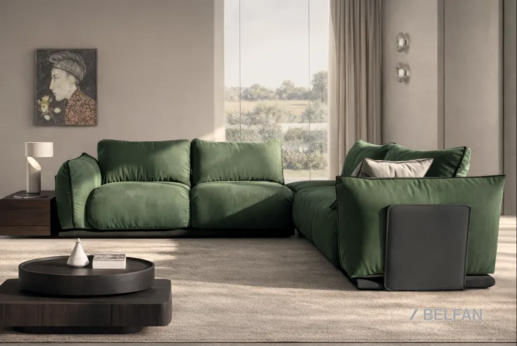 «ФЕРРЕ» диван трёхместный с пуфом #5