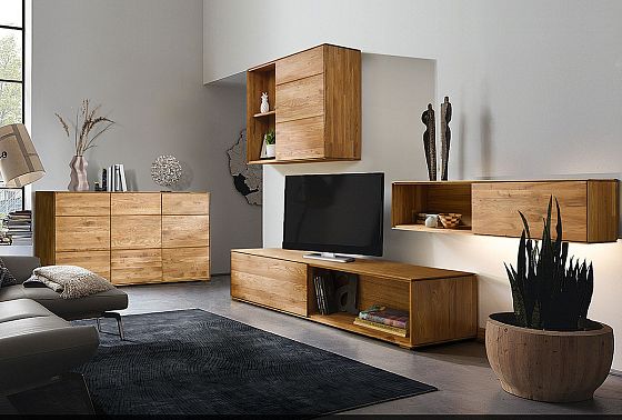 Шкаф навесной "Гринвуд" 2 (с нишей) массив дуба 16