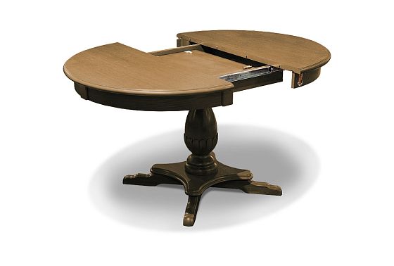 Стол обеденный "Полонез" (круглый) массив и шпон дуба 3