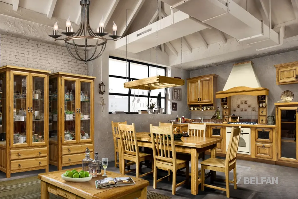 Столовая «Горд» #1 лак с патиной