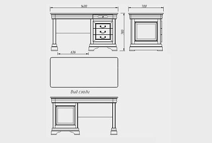 Стол письменный "Оливия"