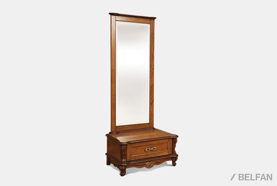 Зеркало напольное "Алези" массив и шпон дуба 1