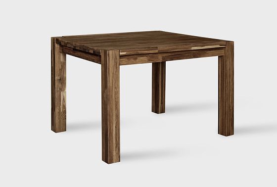 Стол обеденный "Берген" П-01 квадратный (сечение опор 90х90) массив дуба 4