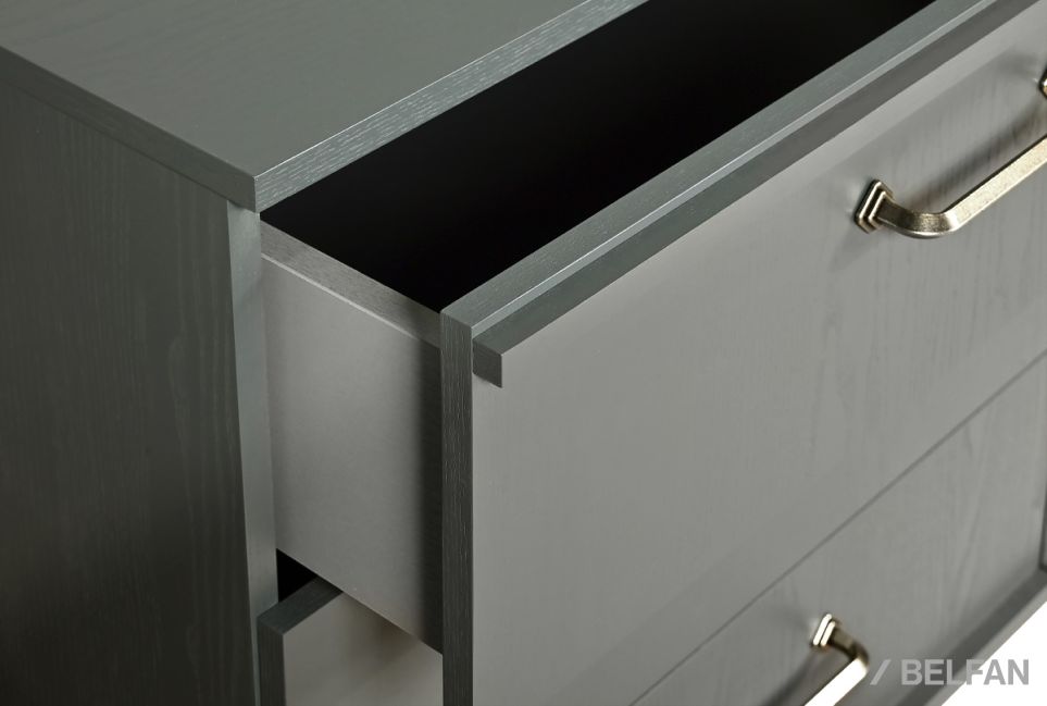 Комод "Чикаго" (3 ящика) массив и шпон дуба 5