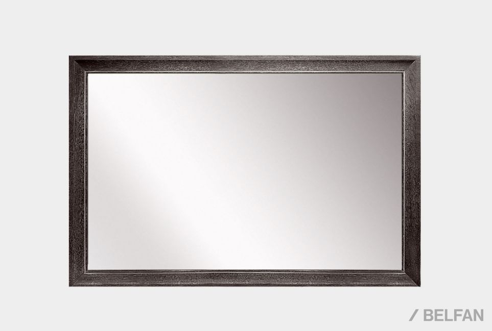 Зеркало "Соната" (без декора) прямоугольное массив и шпон дуба 5