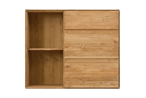 Шкаф навесной "Гринвуд" 2 (с нишей) массив дуба 16