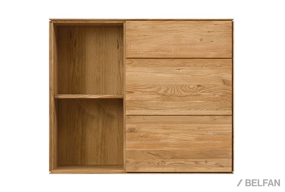 Шкаф навесной "Гринвуд" 2 (с нишей) массив дуба 12