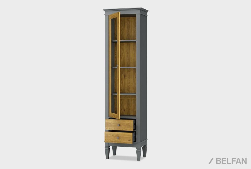 Витрина "Ольса-С" 102 (левый) массив сосны 4