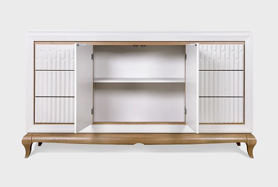 Тумба "Армония" 4 (с ящиками) массив и шпон дуба 12