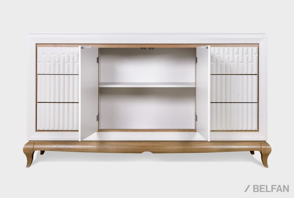 Тумба "Армония" 4 (с ящиками) массив и шпон дуба 5