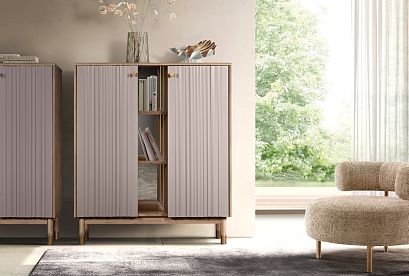 Тумба высокая "Меридиан"; *А-017.184; к-торфяной дуб, ф-нирвана