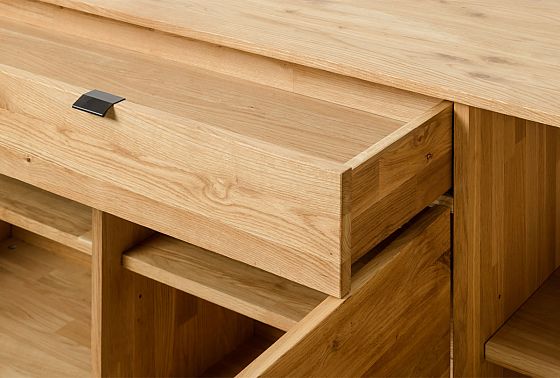 Тумба "Forest" 3 массив дуба, металл 9