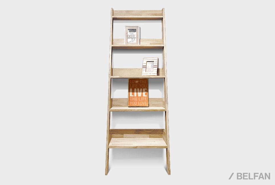 Стеллаж "Ирвинг" массив дуба 2