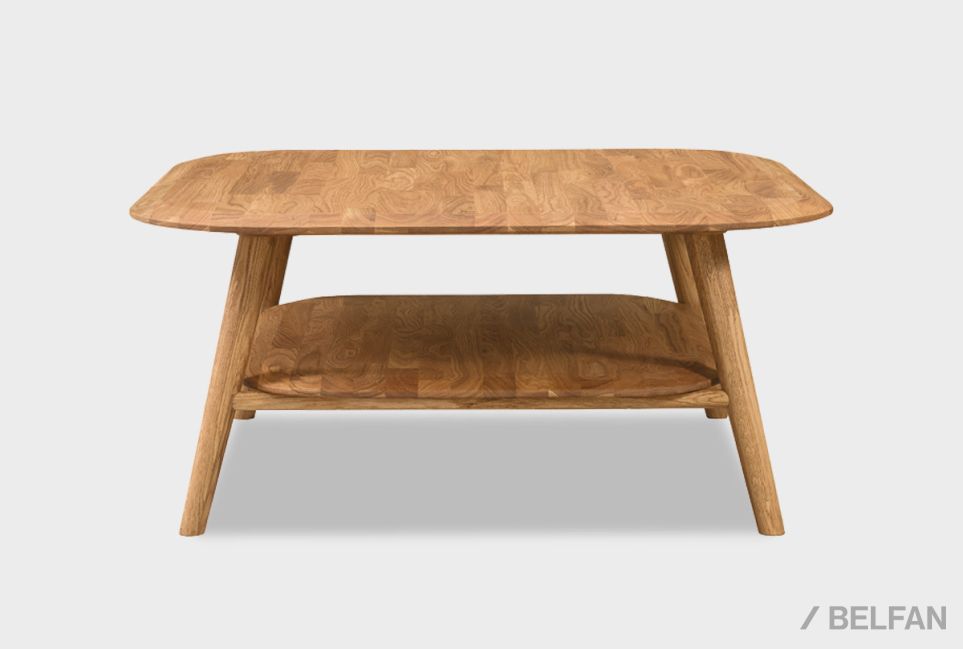 Стол журнальный "Арт" массив дуба 6