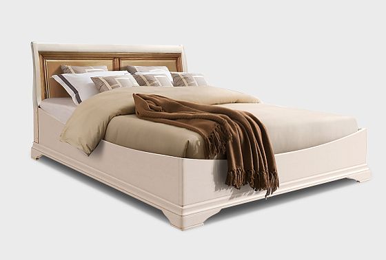 Кровать "Оливия" (низкое изножье) массив и шпон ольхи 7