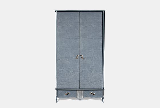 Шкаф для одежды "Катрин" 2-х дв. без зеркала массив и шпон дуба 5