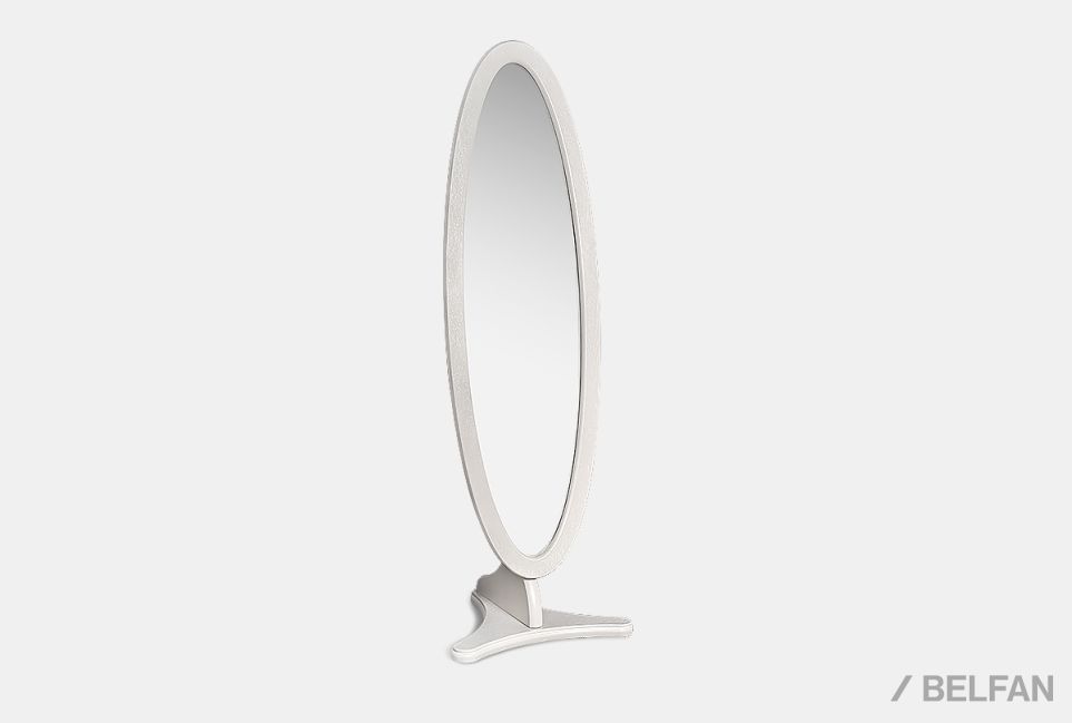 Зеркало напольное "Флерон" массив и шпон дуба 1