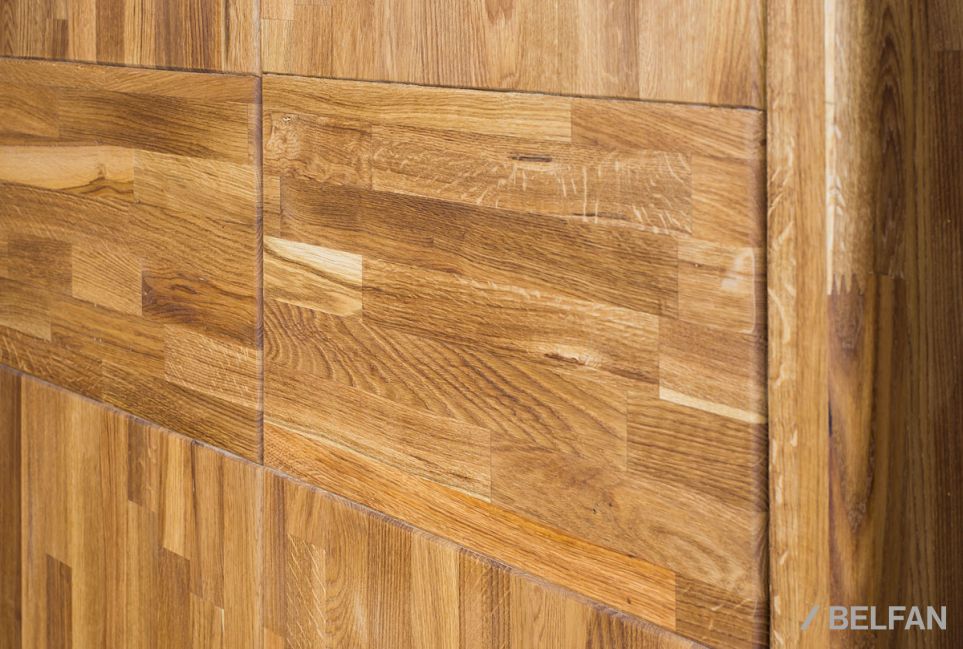 Шкаф для одежды 3-х дверный "Норд" массив дуба 6