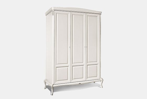 Шкаф для одежды "Флерон" 3-х дв. массив и шпон дуба 3