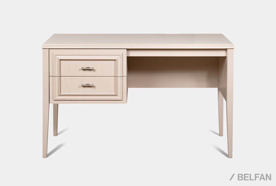 Стол письменный "Сакраменто" (1 тумба слева) массив и шпон дуба, МДФ 2