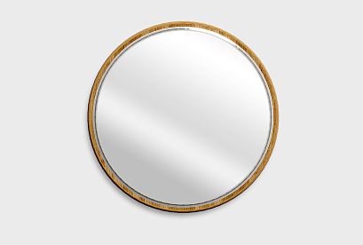 Зеркало настенное "Уоллстрит" (круглое); *А-012.10; к-бейц-масло