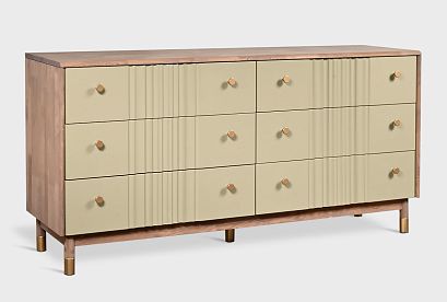 Комод "Меридиан" 6; 6 ящиков; *А-017.108; к-торфяной дуб, ф-мускат