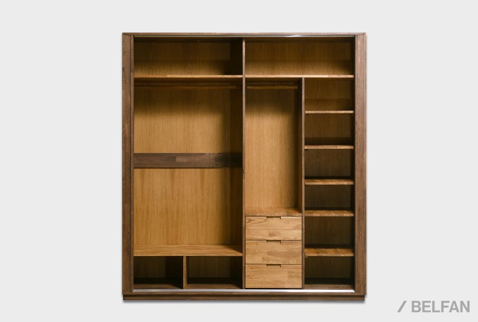 Шкаф-купе "Ирвинг Дизайн" массив дуба 10