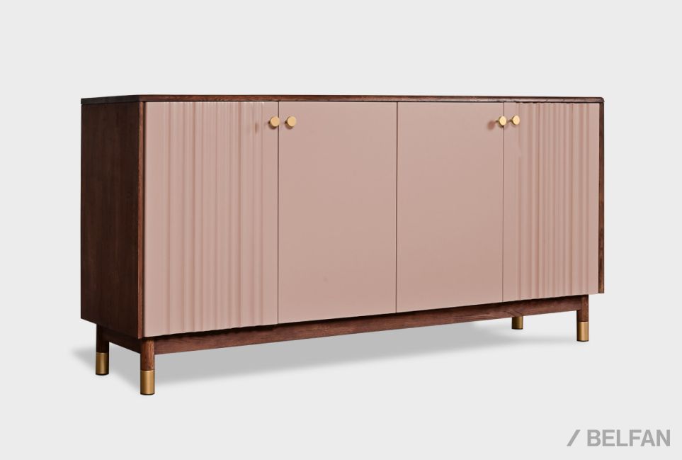 Тумба "Меридиан" 4 (комбинированная) массив дуба, МДФ 2