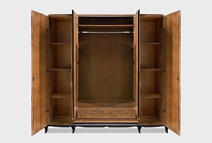 Шкаф для одежды 4-х дв. "Соната" с зеркалом (без декора)