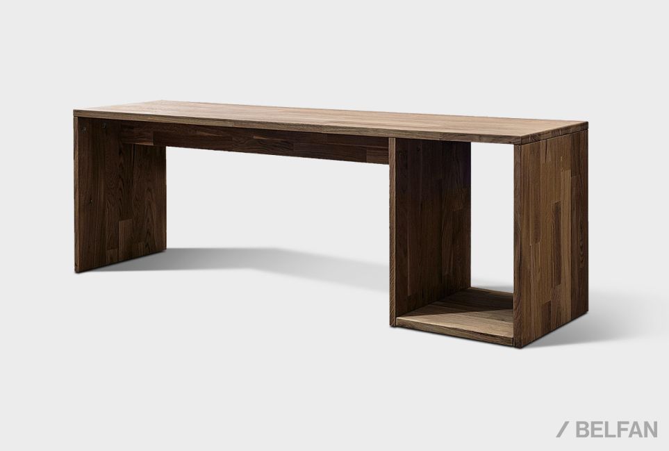 Скамья-приставка к кровати "Берген" массив дуба 1