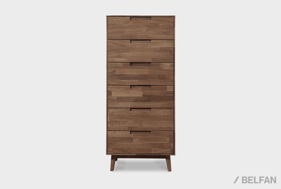 Комод "Ирвинг" 6 (высокий) массив дуба 2