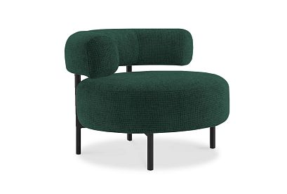 "Одри" кресло; нераскл.; 12; черный; Charisma 05 (гр. 5/НФ)