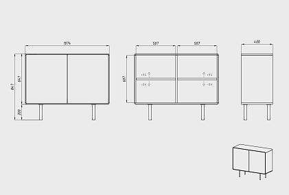 Тумба "Норман" 2