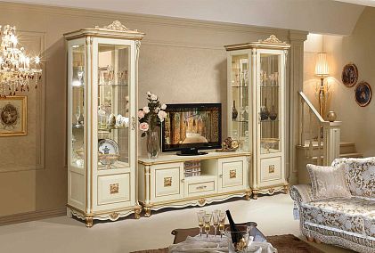 Шкаф с витриной "Алези 8 Люкс" (правый)