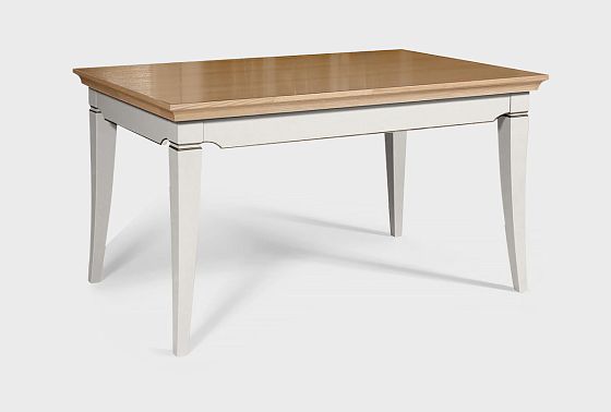 Стол обеденный "Стюарт" 140 (нераскладной) массив и шпон дуба, МДФ 3