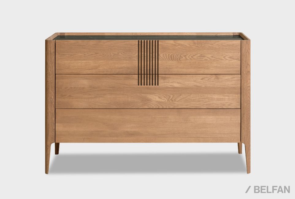 Комод "Бергамо" 3 массив дуба 2