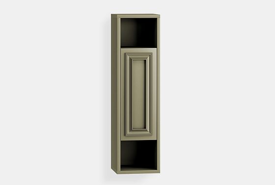 Шкаф настенный "Сакраменто" (правый) массив и шпон дуба, МДФ 7