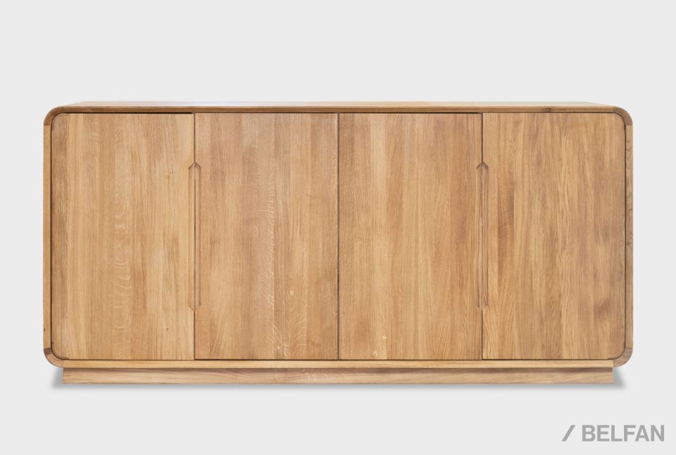 Тумба "Монблан" 4 массив дуба 2