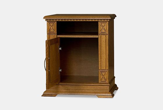 Тумба прикроватная "Верди Люкс" массив и шпон дуба 5