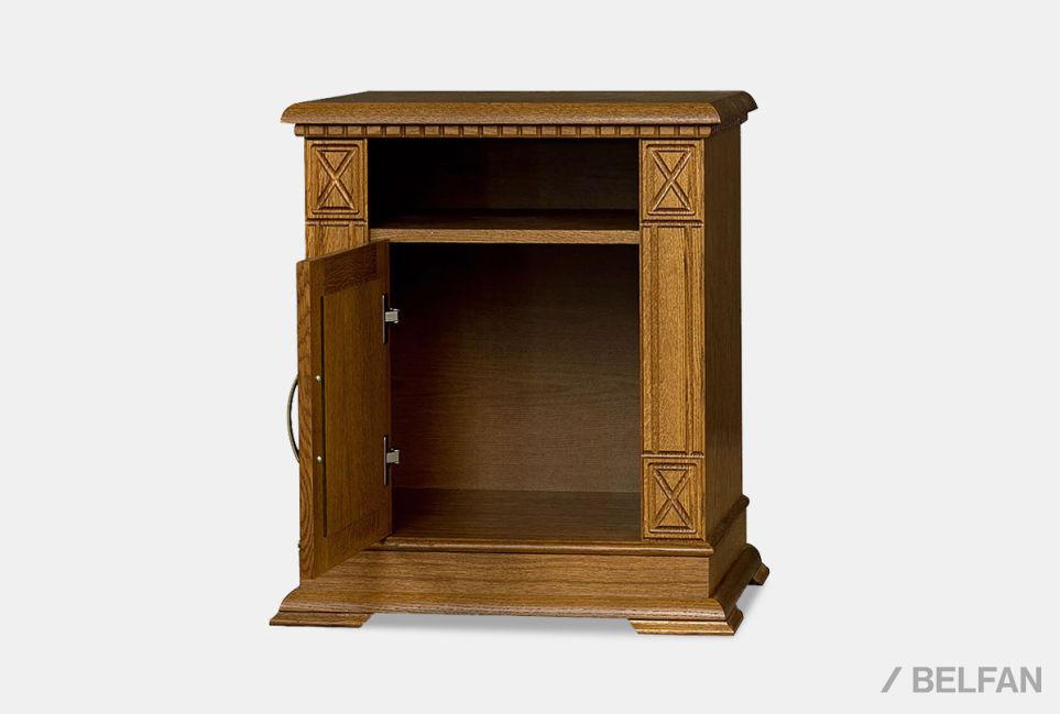 Тумба прикроватная "Верди Люкс" массив и шпон дуба 4