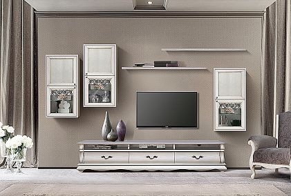 Шкаф навесной 2-х секционный "Тэфи" (правый)