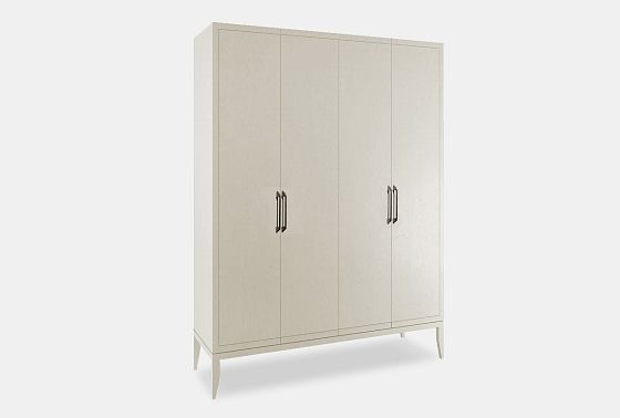 Шкаф для одежды "Коста" 4-х дв. без зеркала массив и шпон дуба 3