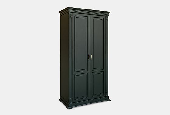 Шкаф для одежды 2-х дв. "Верди Люкс" массив и шпон дуба 4