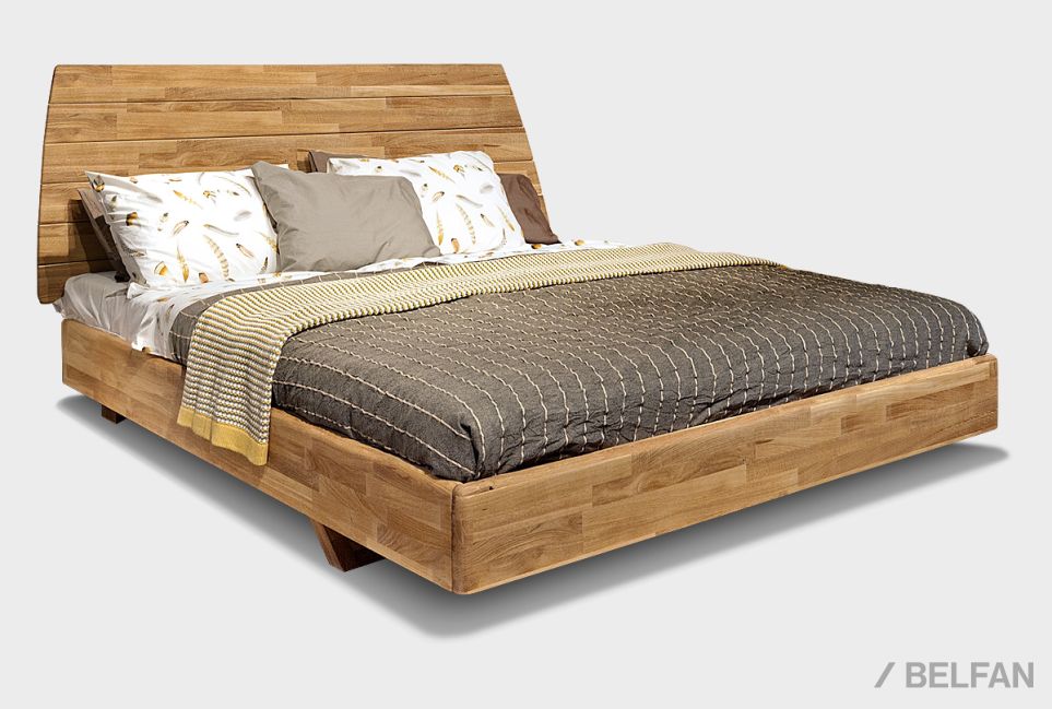 Кровать "Уоллстрит" массив дуба 1