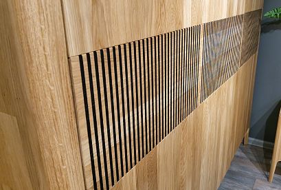 Шкаф для одежды 3-х дверный "Бергамо"; дуб натуральный