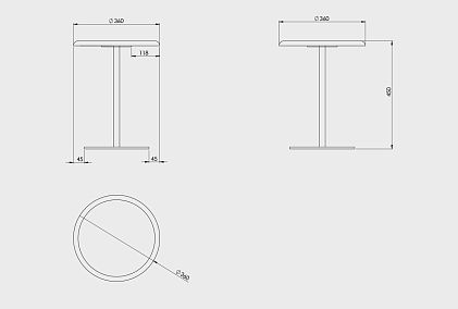Стол журнальный "Меридиан"