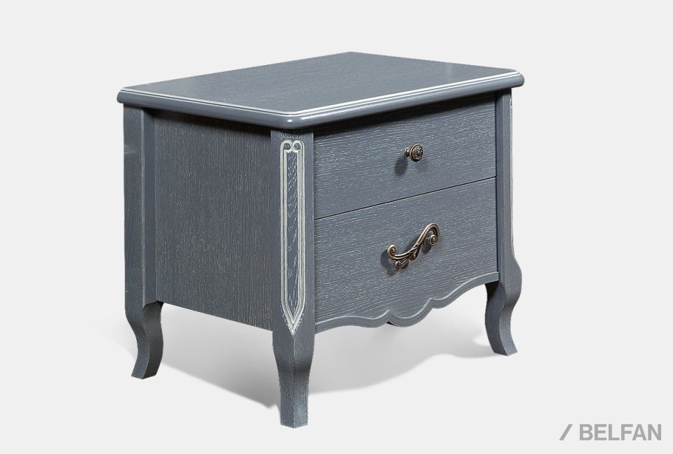 Тумба прикроватная "Катрин" массив и шпон дуба 1