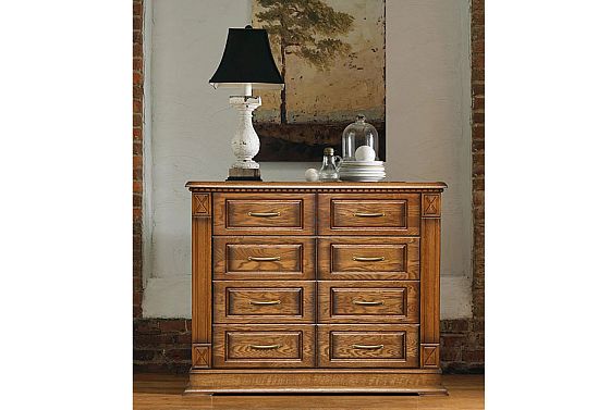 Комод "Верди Люкс" массив и шпон дуба 4